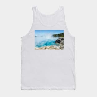 Excelsior Geyser Crater Yellowstone Wyoming Tank Top